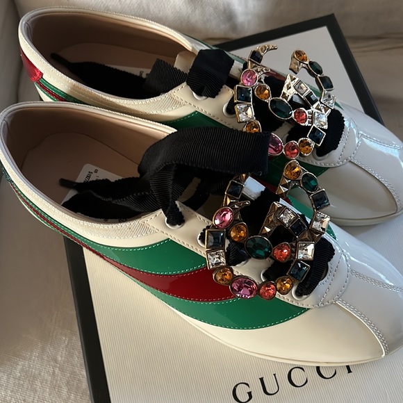 🌸GUCCI VERNICE CRYSTAL - Picture 2 of 4